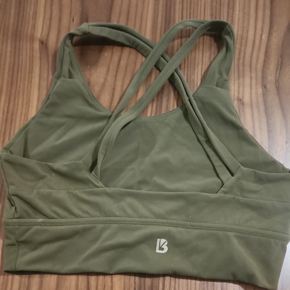 Buffbunny Olive Green Sports Bra - Picture 3 of 4